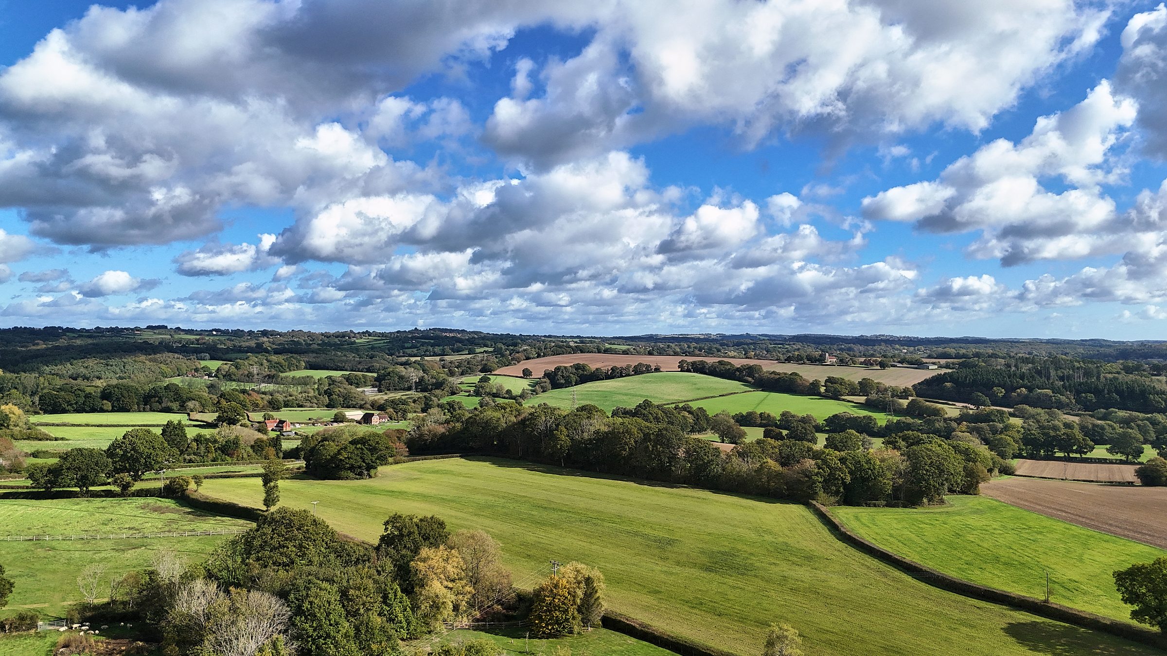 The countryside around Vines Cross
